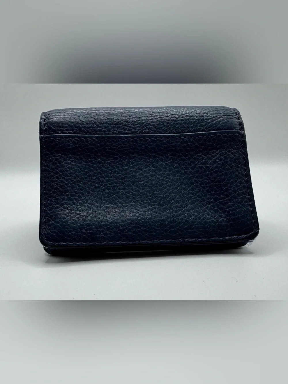 Tory Burch navy leather wallet